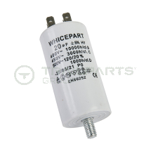Capacitor 20uF 250V with spade terminals