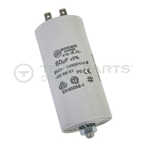 Capacitor 60uF 250V with spade terminals
