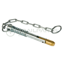 Sword pin 90 x 13mm with 25mm keyring