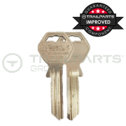 Nickel Silver key blank to suit G1 - G8 Cylinders