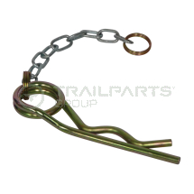 Jockey safety clip and chain