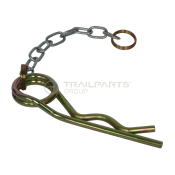 Jockey safety clip and chain