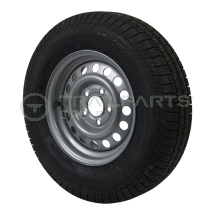 Wheel and tyre assembly 155/70 R12 4.5J 5 x 112mm PCD