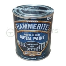 Metal hammer finish paint black gloss 750ml