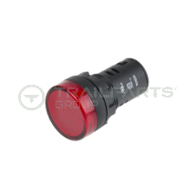 12V LED indicator lamp red 29mm OD to suit Securi Cabin