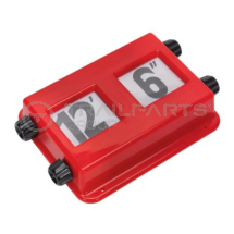 Surface mounted height indicator