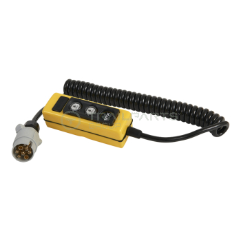 Raise/lower hand controller c/w coiled cable for Groundhog